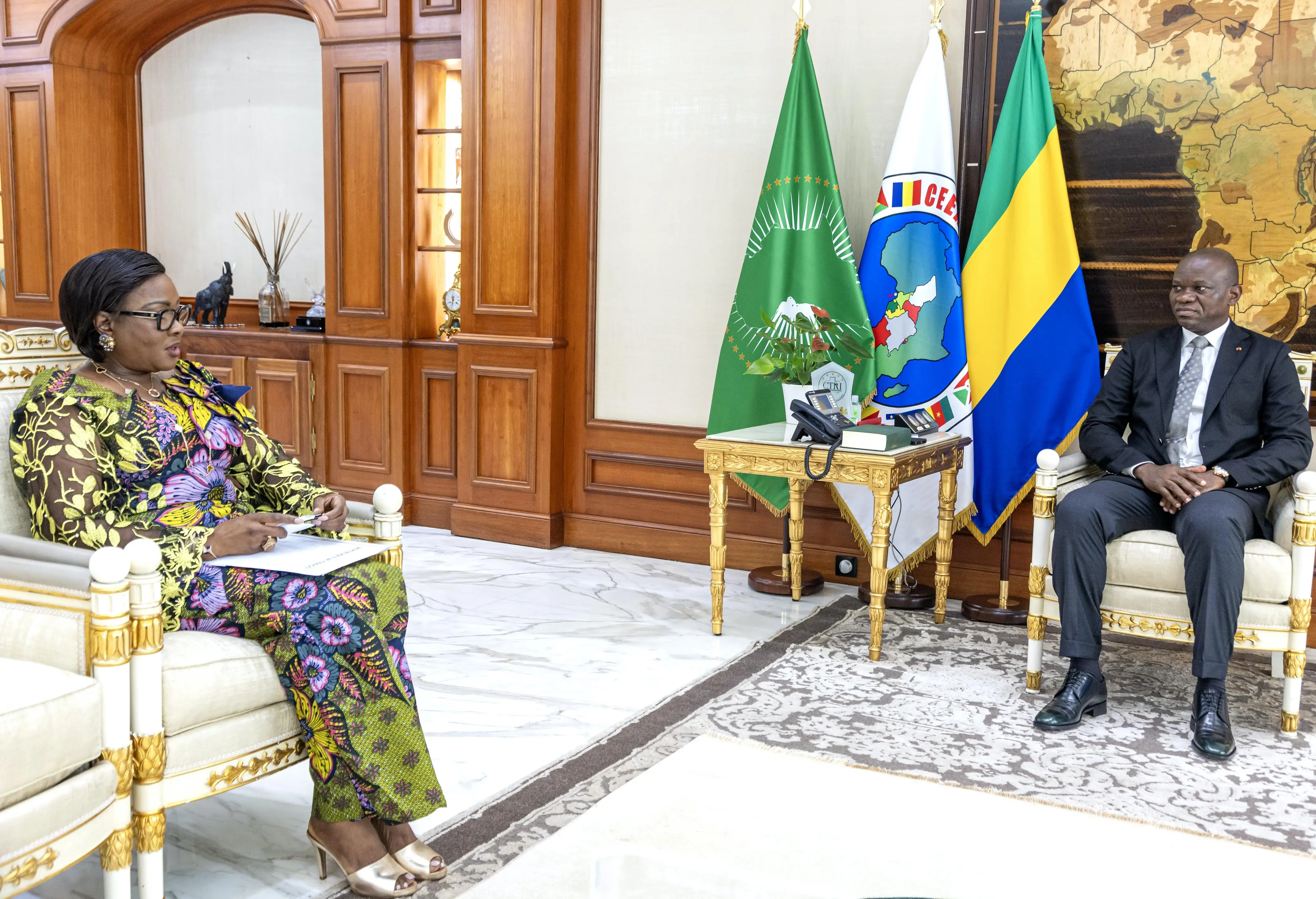 Visite diplomatique : Congo et Liban reçu au Palais du bord de mer